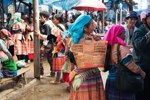 Le marché coloré de Bac Ha