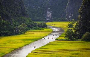 Tam Coc, Ninh Binh (la baie d'Halong terrestre du Vietnam)