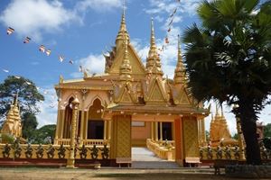 Pagode Phnô-Dôn à Tra Vinh, Vietnam