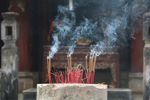 Un temple à Ninh Binh 